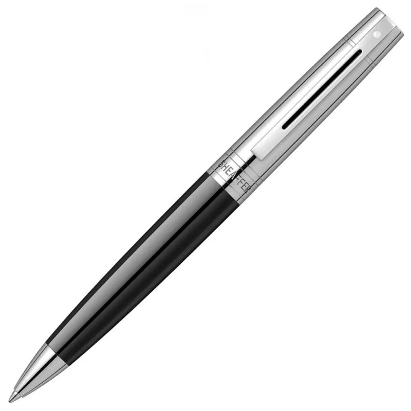 Комплект Sheaffer 300 - Black/Chrome, химикалка и писалка