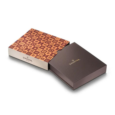 Комплект Sheaffer - Coffee Edition, химикалка 100 и калъф за карти и документи