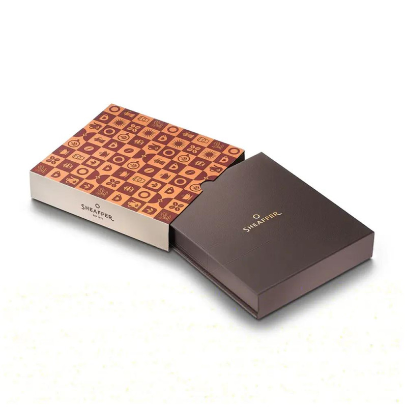 Комплект Sheaffer - Coffee Edition, химикалка 100 и тефтер A6