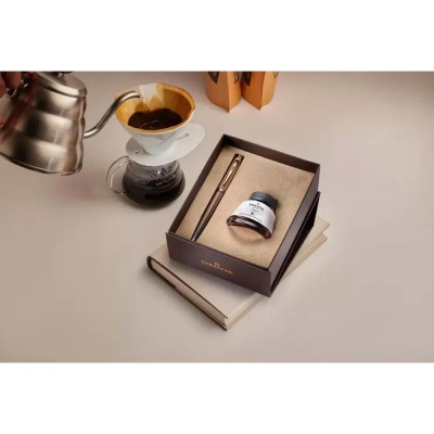 Комплект Sheaffer - Coffee Edition, писалка 100 и мастило Brown Coffee, 50 мл