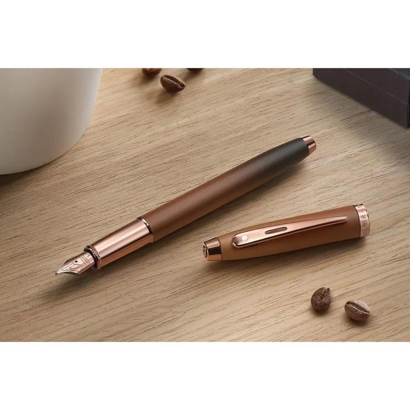 Комплект Sheaffer - Coffee Edition, писалка 100 и мастило Brown Coffee, 50 мл