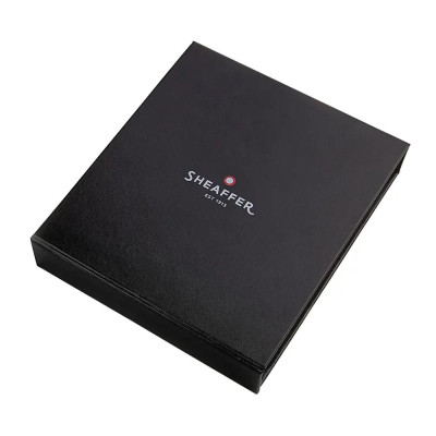 Комплект Sheaffer - химикалка 100 Glossy Black Chrome и тефтер А5
