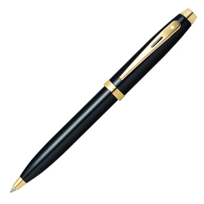 Комплект Sheaffer - химикалка 100 Glossy Black и тефтер А5