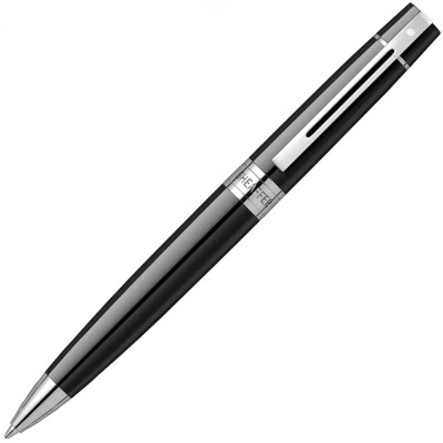 Комплект Sheaffer - химикалка 300 Glossy Black и калъф за пишещо средство