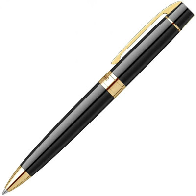 Комплект Sheaffer - химикалка 300 Glossy Black и калъф за пишещо средство