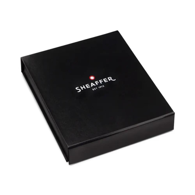 Комплект Sheaffer - химикалка VFM Neon Blue и тефтер А6