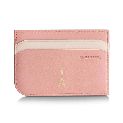 Комплект Sheaffer Prelude Mini x Emily in Paris - Pastel Pink, химикалка и калъф за карти и документи