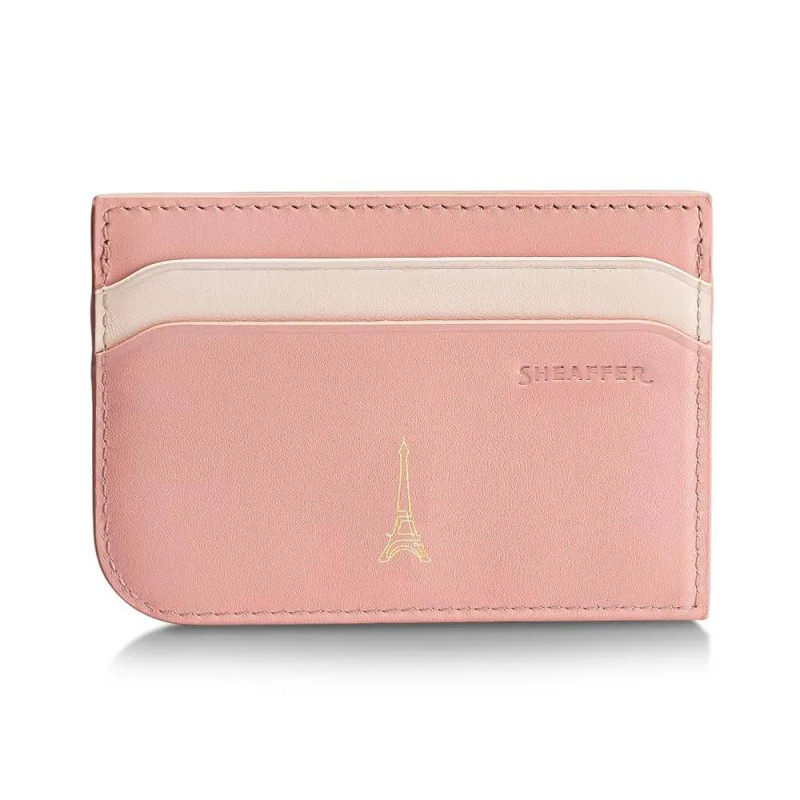 Комплект Sheaffer Prelude Mini x Emily in Paris - Pastel Pink, химикалка и калъф за карти и документи