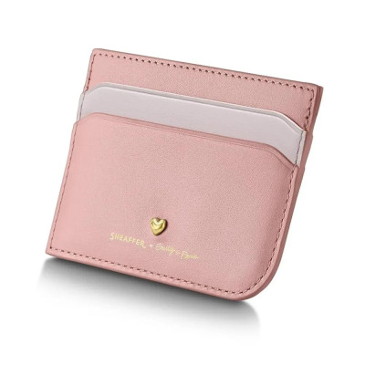 Комплект Sheaffer Prelude Mini x Emily in Paris - Pastel Pink, химикалка и калъф за карти и документи