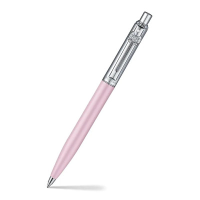 Комплект Sheaffer Sentinel x Emily in Paris - Pink Matte, химикалка и калъф за карти и документи