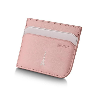 Комплект Sheaffer Sentinel x Emily in Paris - Pink Matte, химикалка и калъф за карти и документи