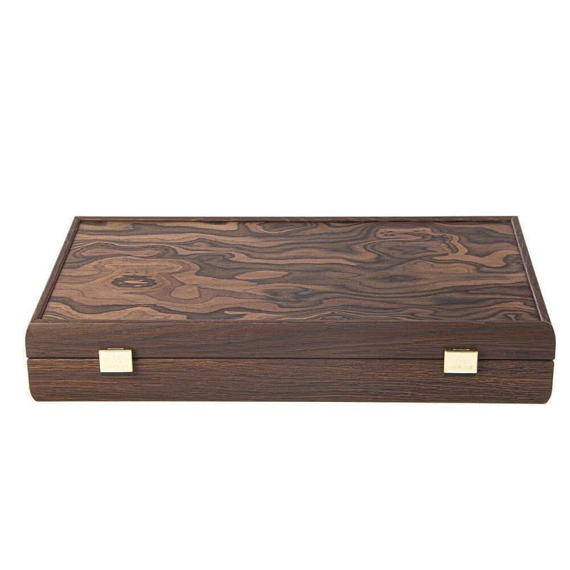 Комплект за покер Manopoulos - Dark Walnut & Californian Burl