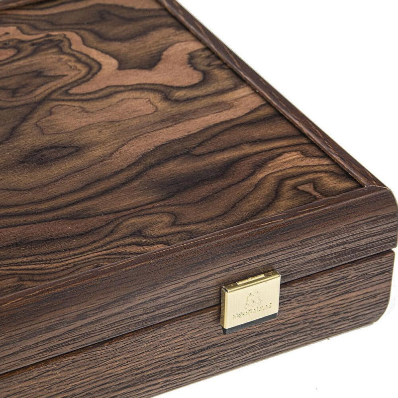 Комплект за покер Manopoulos - Dark Walnut & Californian Burl