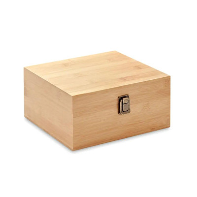 Комплект за уиски Inverness в бамбукова кутия