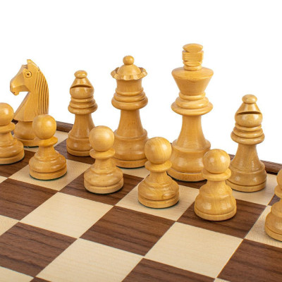 Луксозен ръчно изработен шах Manopoulos, 25x25 см