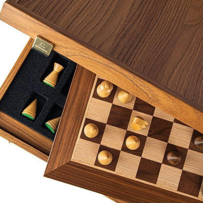 Луксозен ръчно изработен шах Manopoulos - 40x40 см