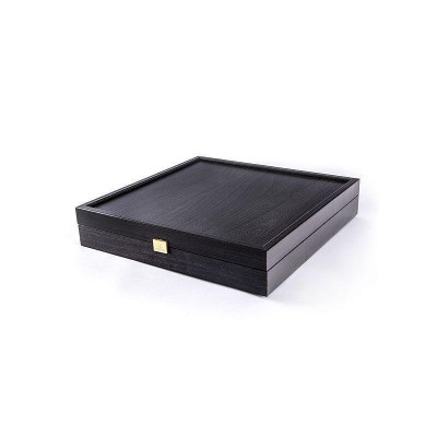 Луксозен ръчно изработен шах Manopoulos - Махагон, 20x20 см