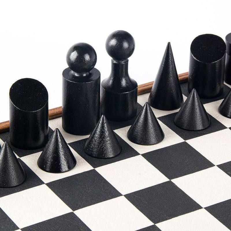 Луксозен шах Manopoulos - Bauhaus Style Black & White, 40x40 см