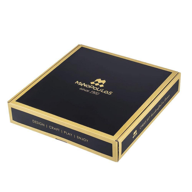 Луксозен шах Manopoulos - Bauhaus Style Black & White, 40x40 см