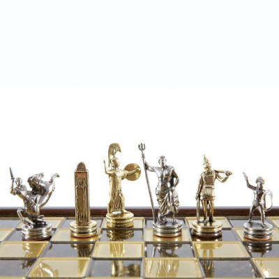 Луксозен шах Manopoulos - Гръцка митология, 34x34 см