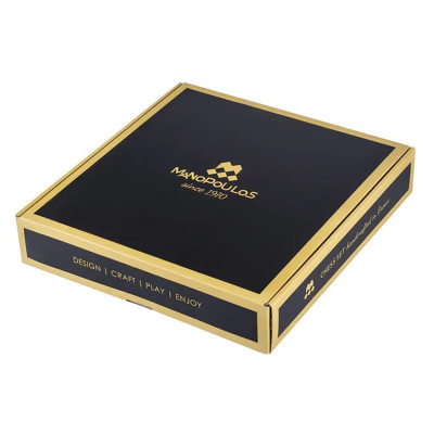 Луксозен шах Manopoulos - Гръцка митология, зелени полета, 34х34 см