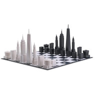 Луксозен шах Skyline Chess - Acrylic New York Edition