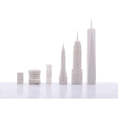Луксозен шах Skyline Chess - Acrylic New York Edition