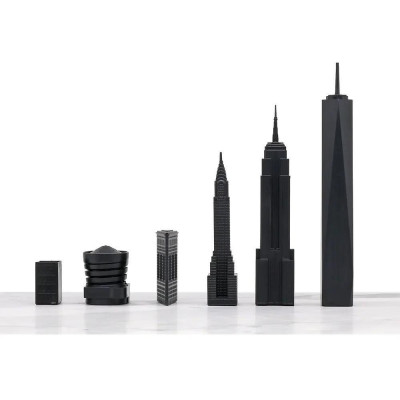 Луксозен шах Skyline Chess - Acrylic New York Edition