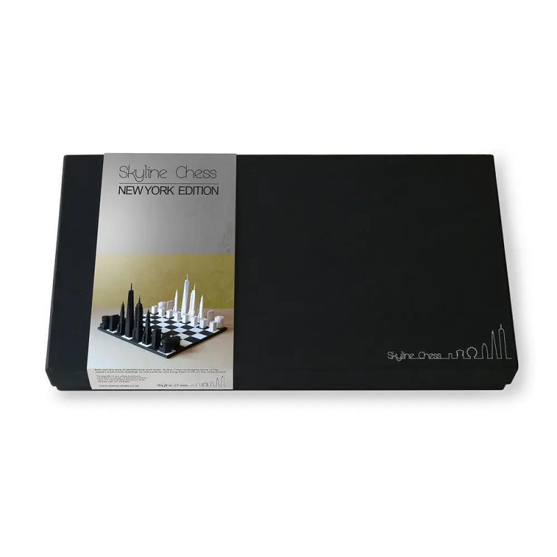 Луксозен шах Skyline Chess - Acrylic New York Edition