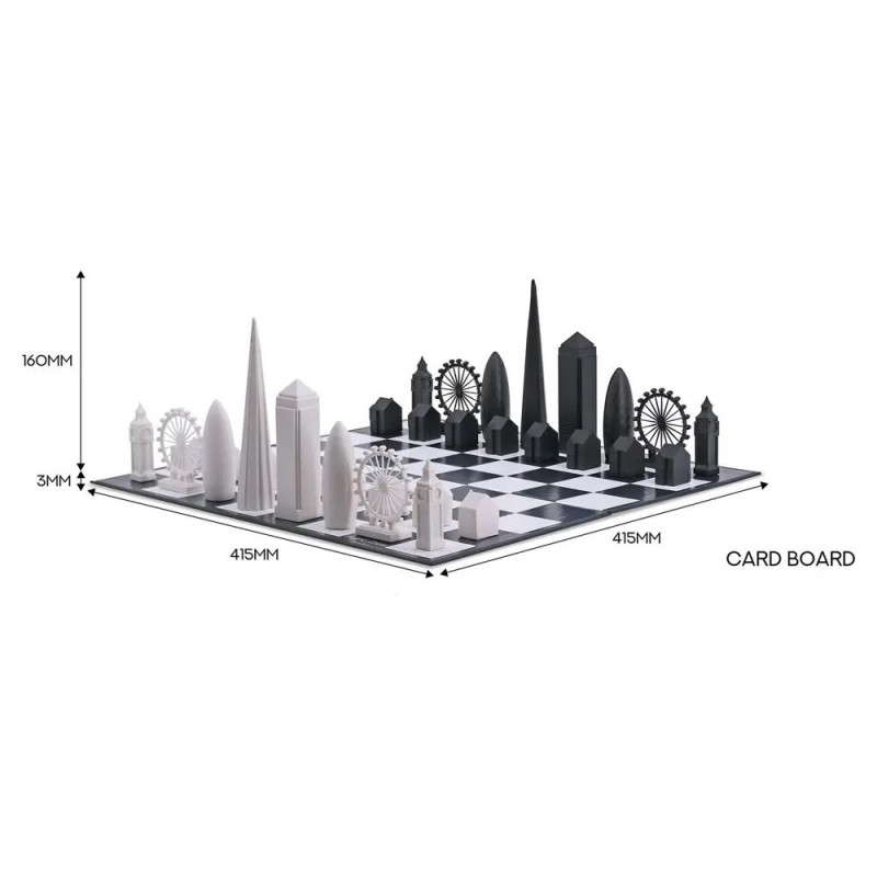 Луксозен шах Skyline Chess - London Edition