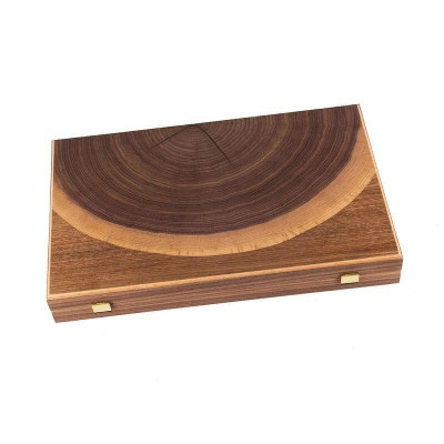 Луксозна табла Manopoulos, естествено орехово дърво 61x48 см