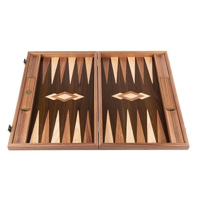 Луксозна табла Manopoulos, естествено орехово дърво 61x48 см