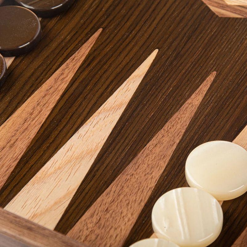 Луксозна табла Manopoulos, естествено орехово дърво 61x48 см