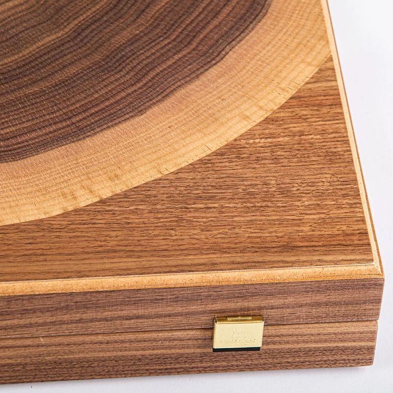 Луксозна табла Manopoulos, естествено орехово дърво 61x48 см