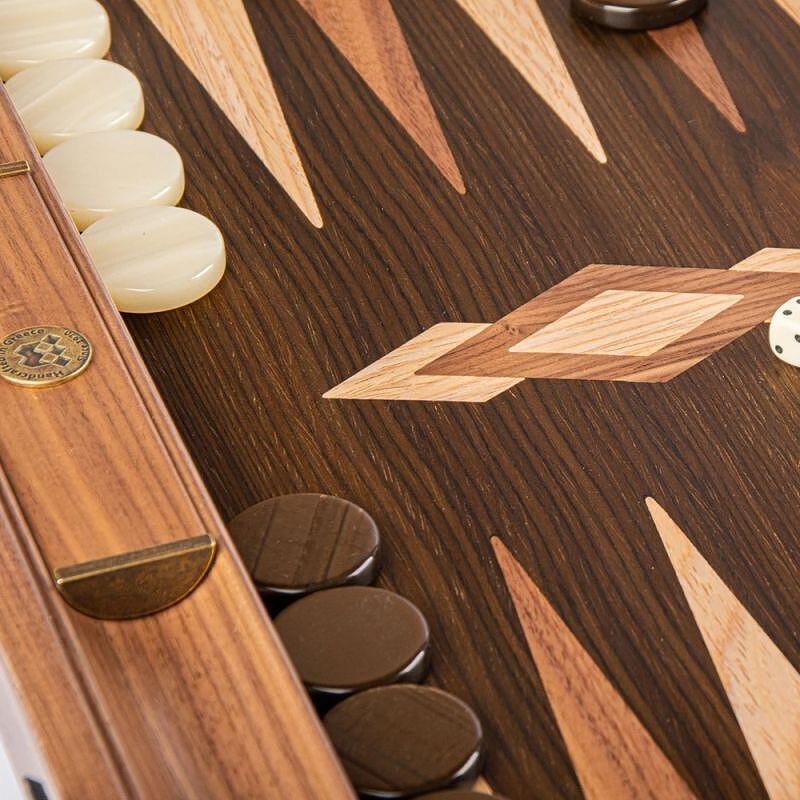 Луксозна табла Manopoulos, естествено орехово дърво 61x48 см