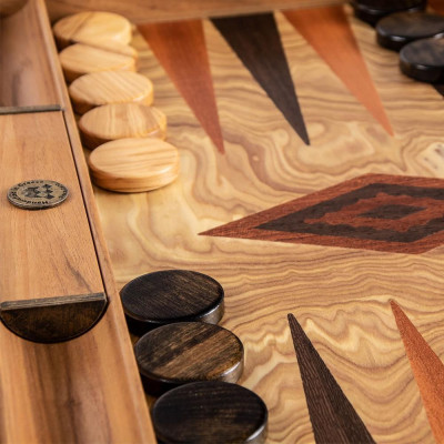 Луксозна табла Manopoulos, маслиново дърво, 60x48 см отворено състояние