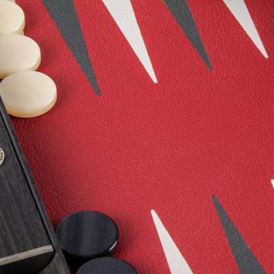 Луксозна табла за игра Manopoulos - Burgundy Red, eко кожа, 60x48 см