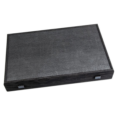 Луксозна табла за игра Manopoulos - Premium Leatherette Classic, 60x48 см отворено състояние, еко кожа