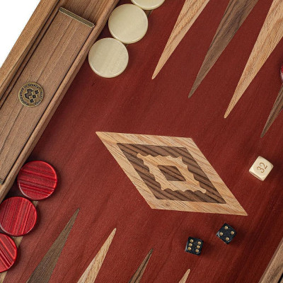 Луксозна табла за игра Manopoulos - Red Oak, 60x48см