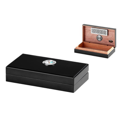 Малък хумидор Angelo, черен мат