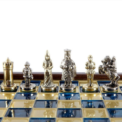 Мини луксозен шах Manopoulos - Византийска империя, 20х20 см