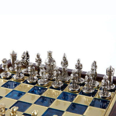 Мини луксозен шах Manopoulos - Византийска империя, 20х20 см