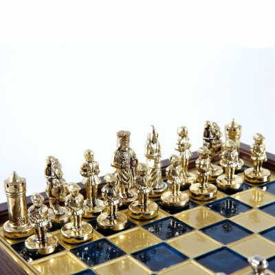 Мини луксозен шах Manopoulos - Византийска империя, 20х20 см