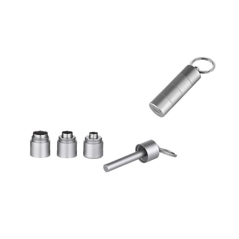 Пънч за пури Angelo - 501001, 3 приставки, сребрист