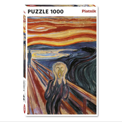 Пъзел Piatnik от 1000 части - The Scream, Munch