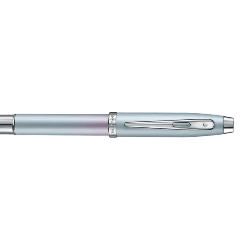 Писалка Sheaffer 100 - Expressions, Chrome-Plated Trims, синя/розова, M перо