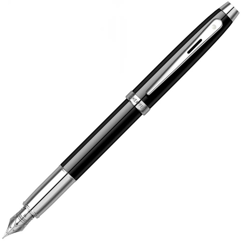 Писалка Sheaffer - 100 Glossy Black Lacquer/Chrome