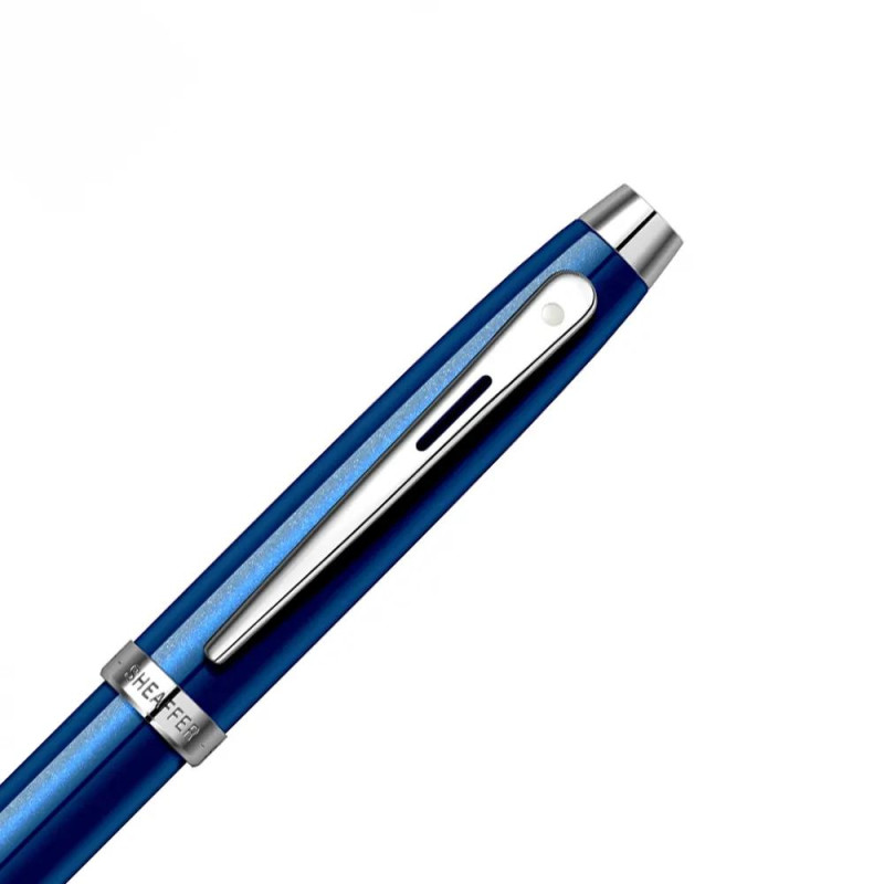 Писалка Sheaffer - 100 Glossy Blue Lacquer/Chrome