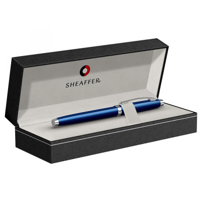 Писалка Sheaffer - 100 Glossy Blue Lacquer/Chrome