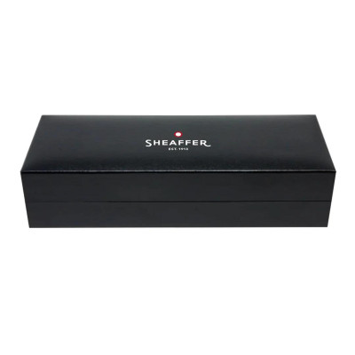 Писалка Sheaffer - 100 Matte Nickel Cap and Barrel, черна